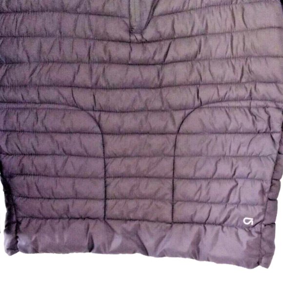GAP Women’s Puffer Jacket XS Gray Quilted 1/2 Zip PrimaLoft Lightweight - Picture 7 of 11